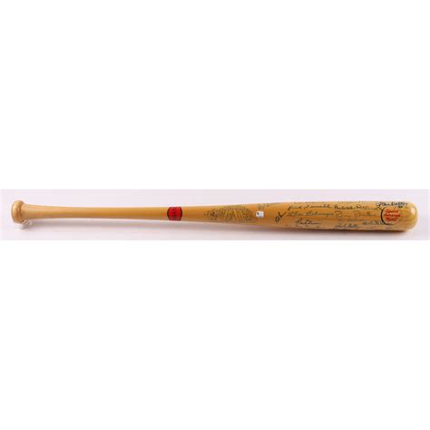 Mlb Hall Of Famers Cooperstown Baseball Bat Signed By With Ted