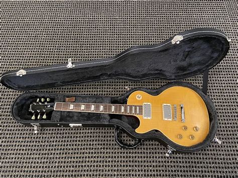 Gibson Les Paul Standard 2005 Trans Amber Reverb