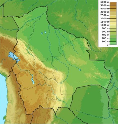 Bolivia Maps Travel Map Of Bolivia Bolivian Geography Facts About