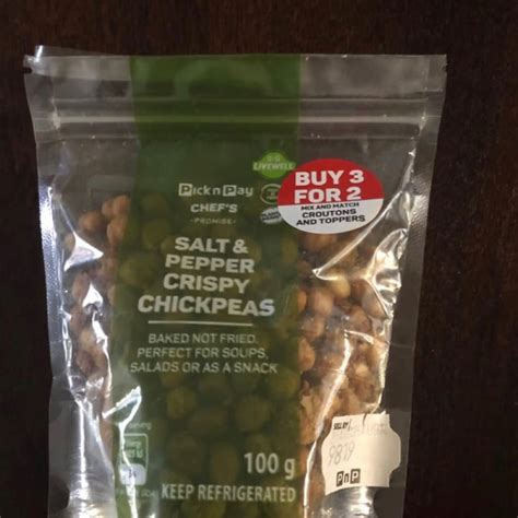 Pick N Pay Salt Pepper Crispy Chickpeas Review Abillion