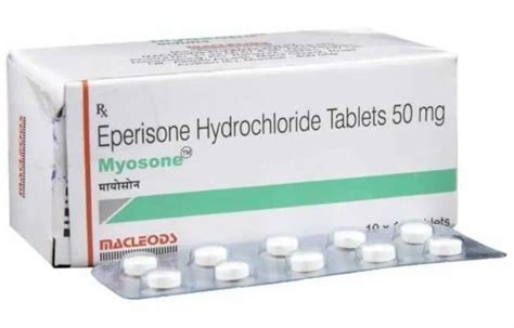 Eperisone Hydrochloride Tablets at Best Price in India