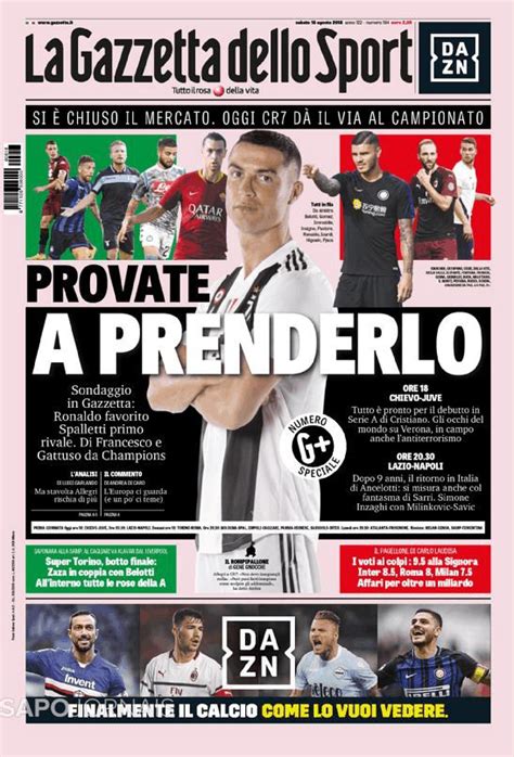 Estreia De Cr7 Na Juve é Destaque Na Imprensa Internacional Veja Capas