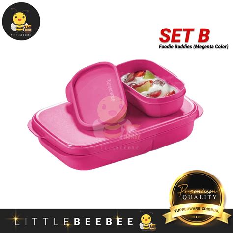 Tupperware Crystalwave Rect Lunch Box Reheatable Divided Lunch Box