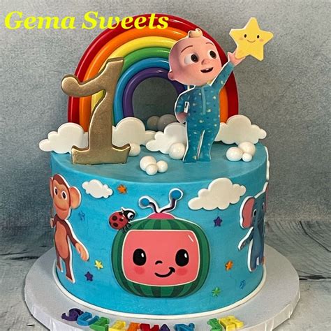 Cocomelon Inspired Birthday Cake By Gema Sweets