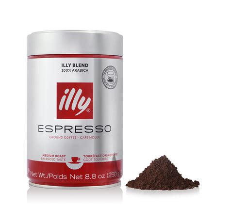 Ground Espresso Medium Roast Coffee Illy Eshop