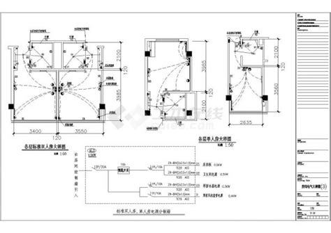 酒店电气设计cad施工大样图酒店土木在线