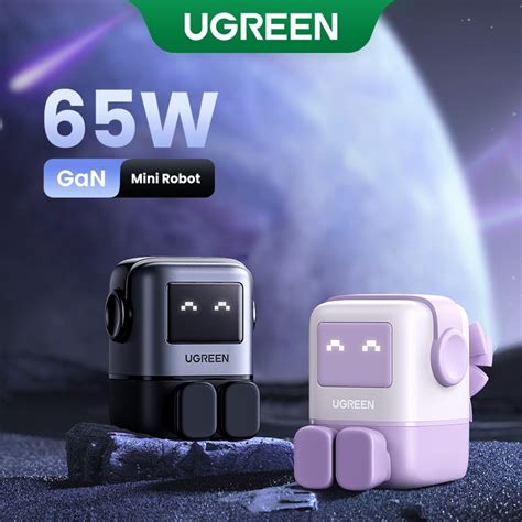 UGREEN CD361 UNO ROBOTGAN 65W USB C USB A FAST CHARGER UG CD361