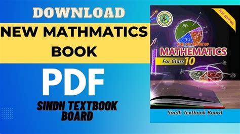 Class 10 New Mathematics Book Sindh Text Book Board Pdf Karachi Board Youtube