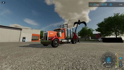 Kenworth W900 Log Truck V10 Fs22 Mod Farming Simulator 22 Mod