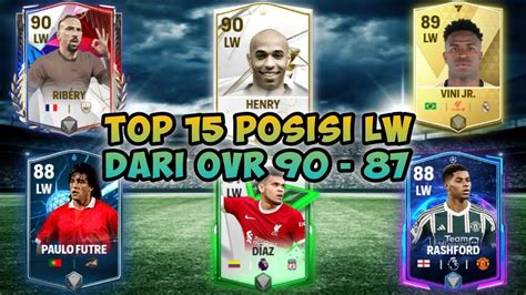 Rekomendasi Top Posisi Lw Dari Ovr Fc Mobile Youtube