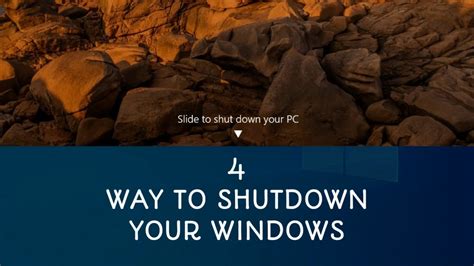 4 Cara Shutdown Windows 10 YouTube