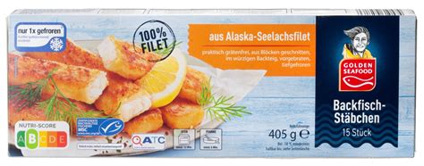 Test Aldi Golden Seafood Backfisch St Bchen Stiftung Warentest