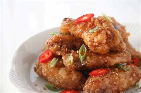 Korean Fried Chicken Dakgangjeong 닭강정 Chef Julie Yoon