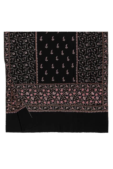 Pashmina Shawl Black Cochic
