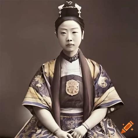 Portrait Of Empress Myeongseong In 1900