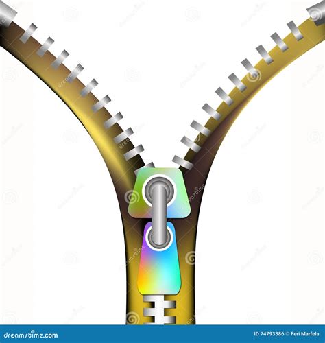 Vector Illustration Zipper Stock Vector Illustration Of Zipper