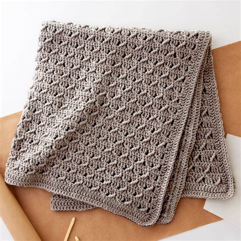 Easy Afghan Blanket Crochet Pattern With Lattice Beautiful And Free