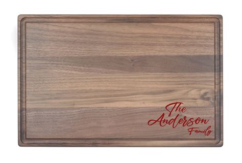 Wood Cutting Board With Epoxy Inlay