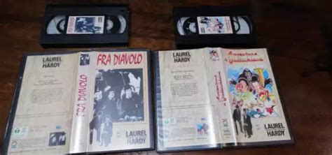 Vhs Stanlio E Ollio Vhs Originali Avventura A Vallechiara Fra