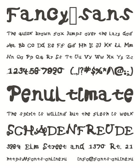 Fancysans Font