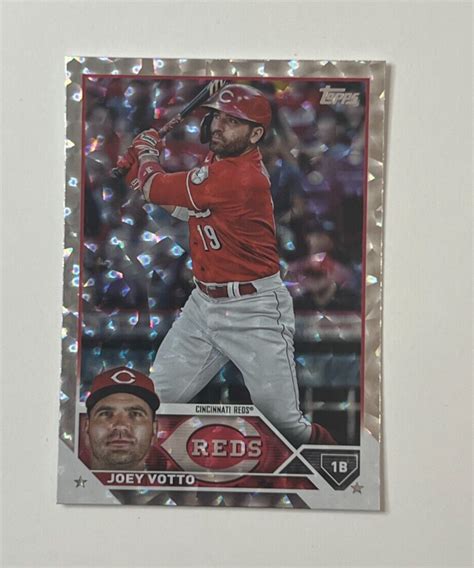 Topps Series Joey Votto Silver Board Foil Exclusive Reds Ebay