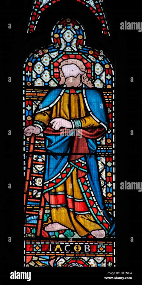 A Stained Glass Window By Alexander Gibbs 1867 Depicting Jacob