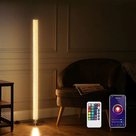 EDISHINE LED Floor Lamp Dimmable Standing Lamp Work With Alexa Google