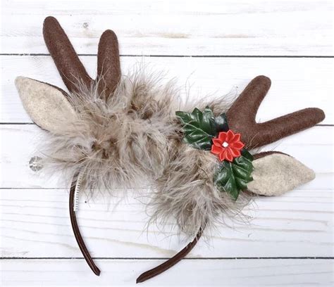 Reindeer Antler Headband Christmas Costume Accesssory Gift Etsy