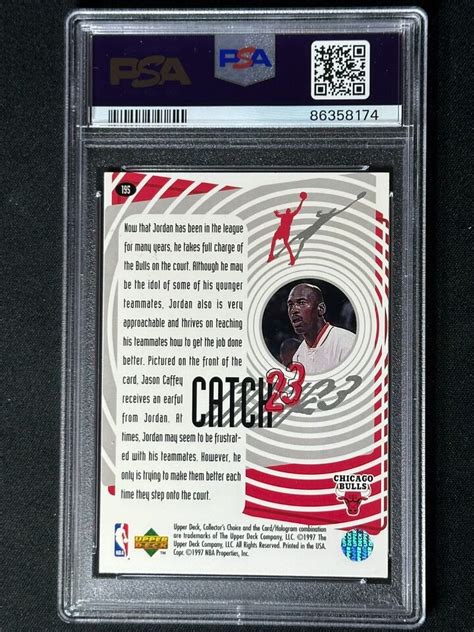 Collector S Choice Catch Michael Jordan Psa Gem Mint