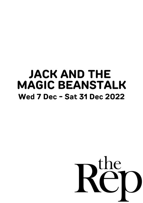 Jack And The Magic Beanstalk Access Pack By Birmingham Rep Issuu