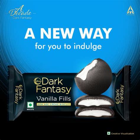 Buy Sunfeast Dark Fantasy Vanilla Fills Crunchy Choco Cookies With