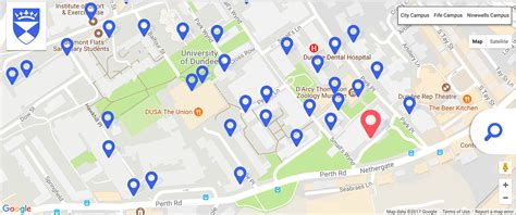 Dundee University Campus Map Babb Mariam