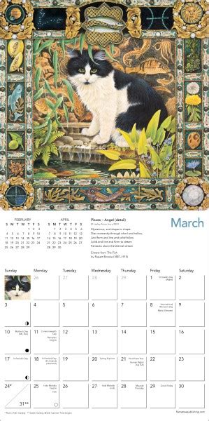 Calendrier 2024 Chats Dans L Art Ivory Calendrier Mural 2024 Pour Chat