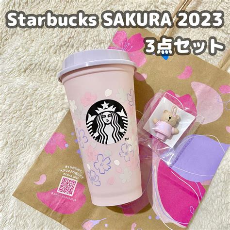 最新最全の スターバックス さくら2023リユーザブルカップ473ml ベアリスタ付き Econewspt