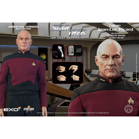 Star Trek The Next Generation Capitaine Jean Luc Picard Uniforme De