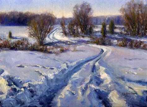 Oil Painting Snow Scenes At Explore Collection Of