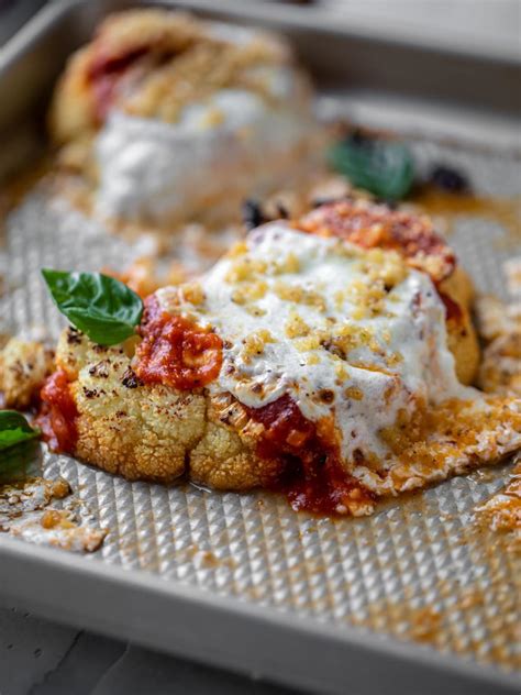 Cauliflower Parmesan Baked Cauliflower Parmesan Recipe