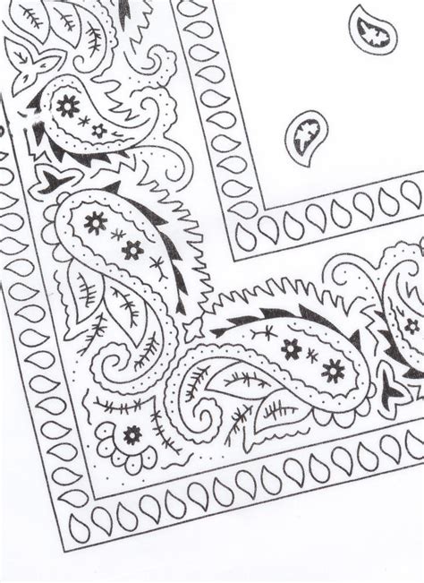 How To Draw A Bandana Pattern