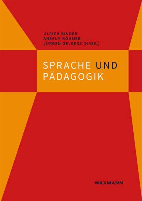 Sprache Und P Dagogik Online Kaufen