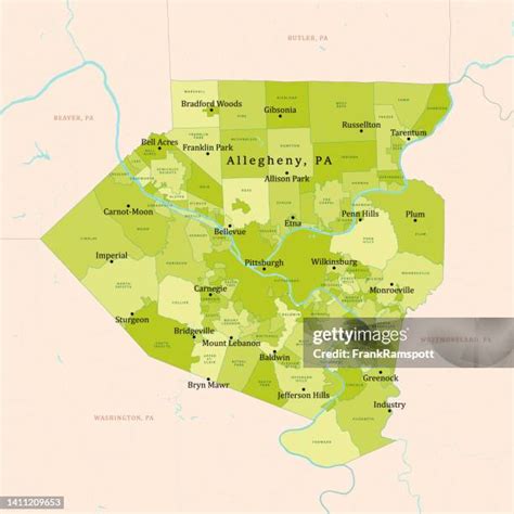 15 Allegheny County Map Stock Photos High Res Pictures And Images