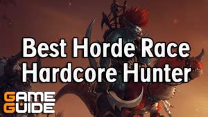 Classic Hardcore Hunter Best Horde Race For Leveling