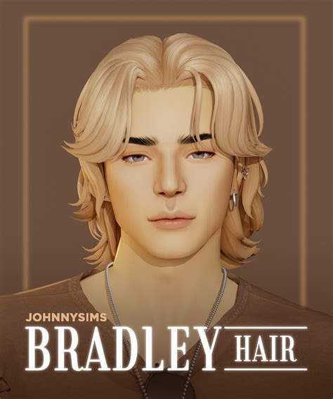 Bradley Hair Johnnysims In 2023 Sims 4 Hair Male Sims Hair Sims