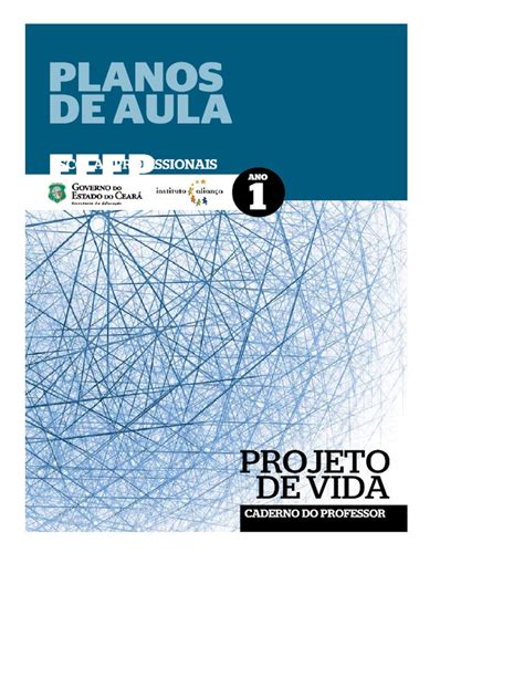 Eeep Planos De Aula Projeto De Vida Professor Ano 1 Pdf Pdf Autoestima Resiliência Psicológica