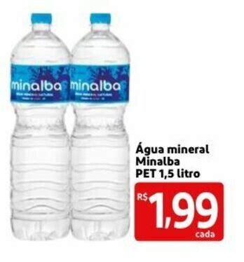 Agua Mineral Minalba Pet L Oferta Na Extra Hiper