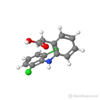 Chemical Structure of Diclofenac - C14H11Cl2NO2 | Mol-Instincts