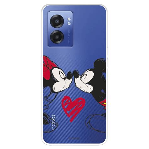 Disney Funda Oppo A G Mickey Y Minnie Beso Cl Sicos Transparente