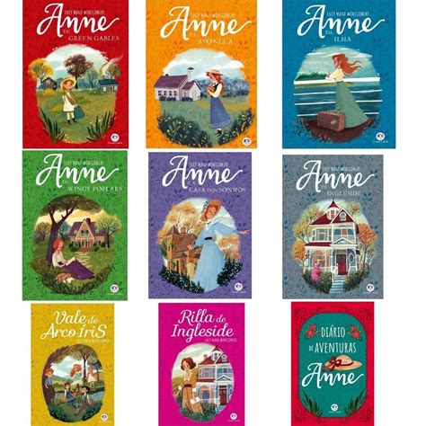 Livros De Serie Anne With An E De 1 Ate 8 E Caderno Shopee Brasil