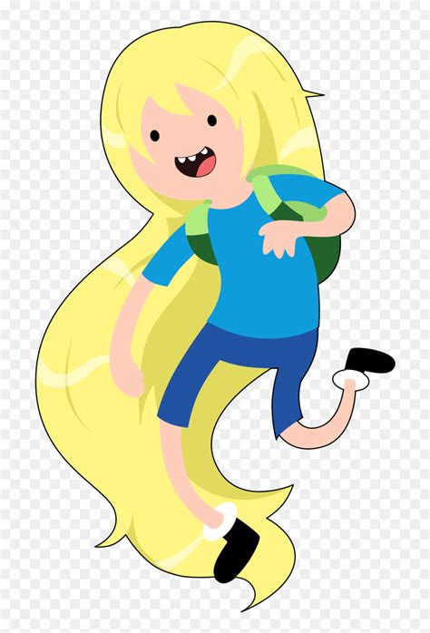 Adventure Time Characters Finn Long Hair Clipart , - Adventure Time Finn With His Hair Out, HD ...