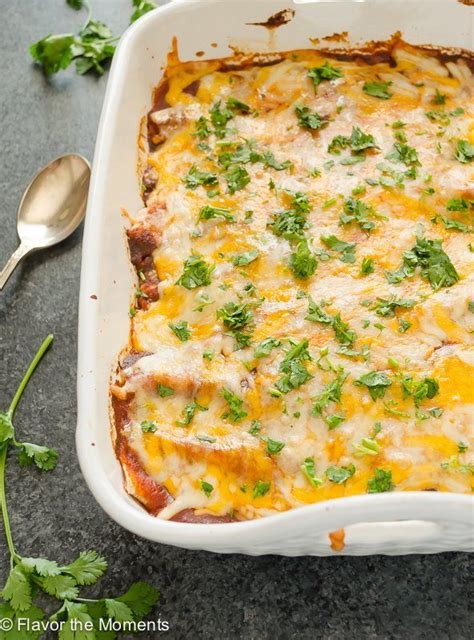 Sweet Potato Black Bean And Corn Enchiladas Are Hearty Vegetarian