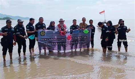 Pt Timah Tbk Lakukan Restocking Kepiting Di Pulau Kundur Stabilitas